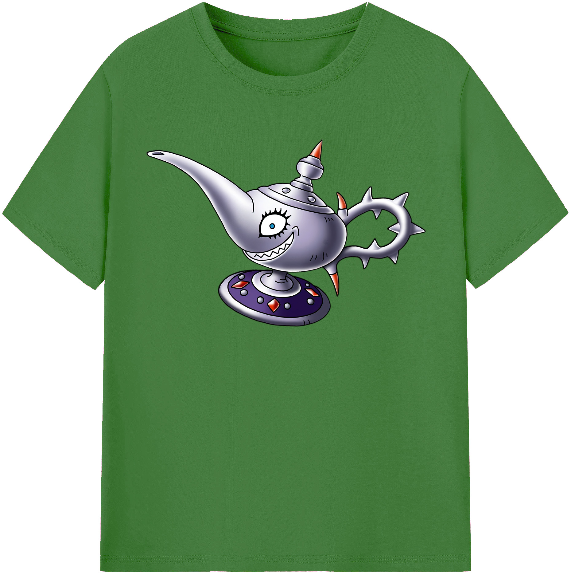 （画像用） ドラゴンクエスト Doragon Kuesuto Dragon Quest レディースカジュアルプリントTシャツ（綿100％）